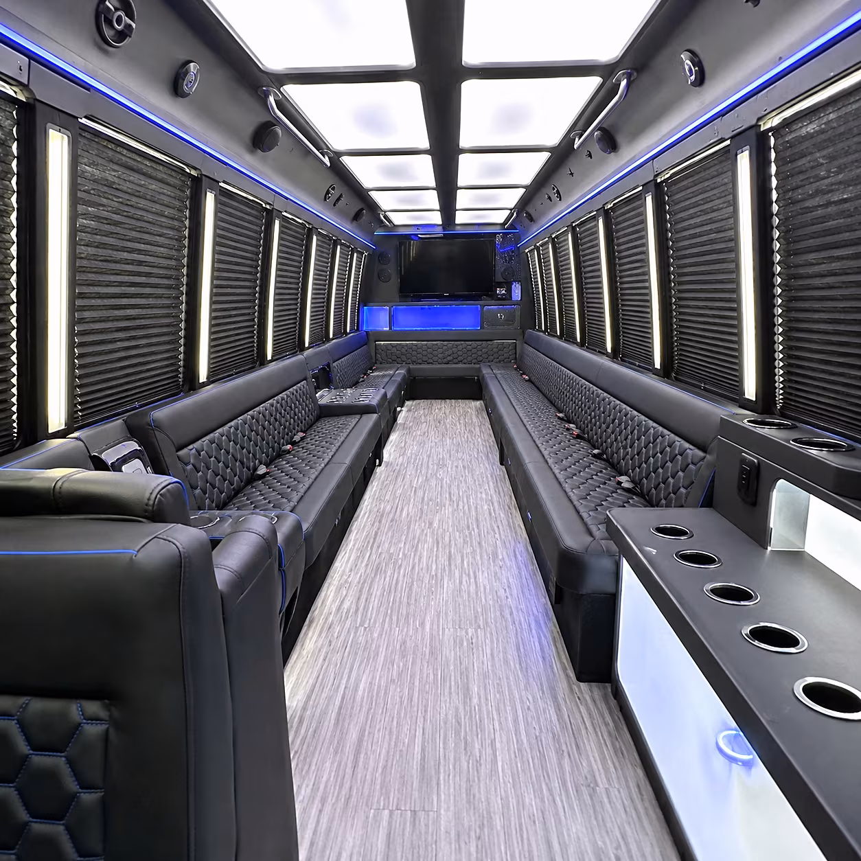 Atlanta atlanta birthday party bus rental party bus interior