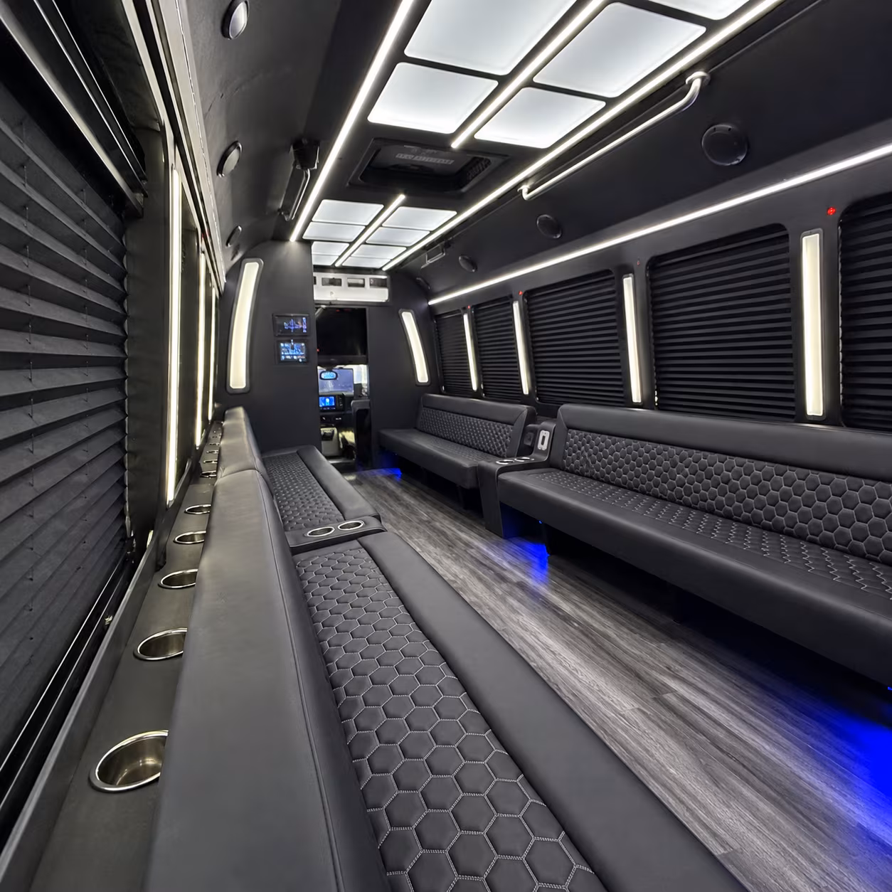 Atlanta atlanta concert party bus rental party bus exterior