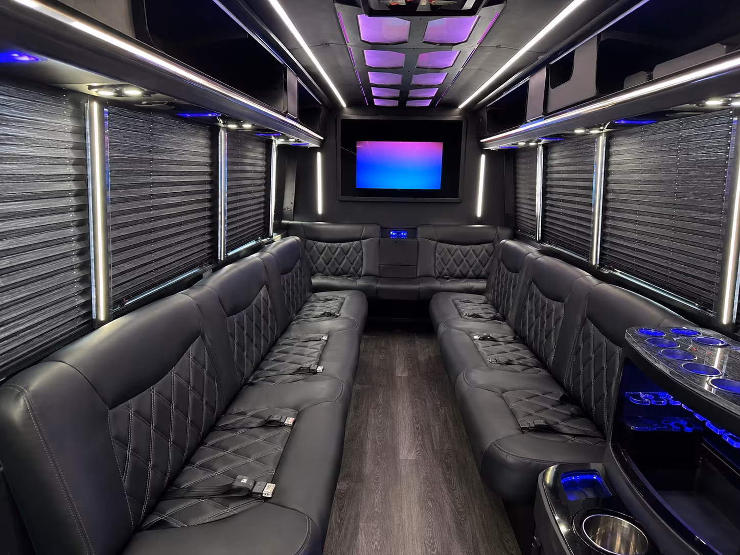 Atlanta atlanta prom party bus rental party bus exterior