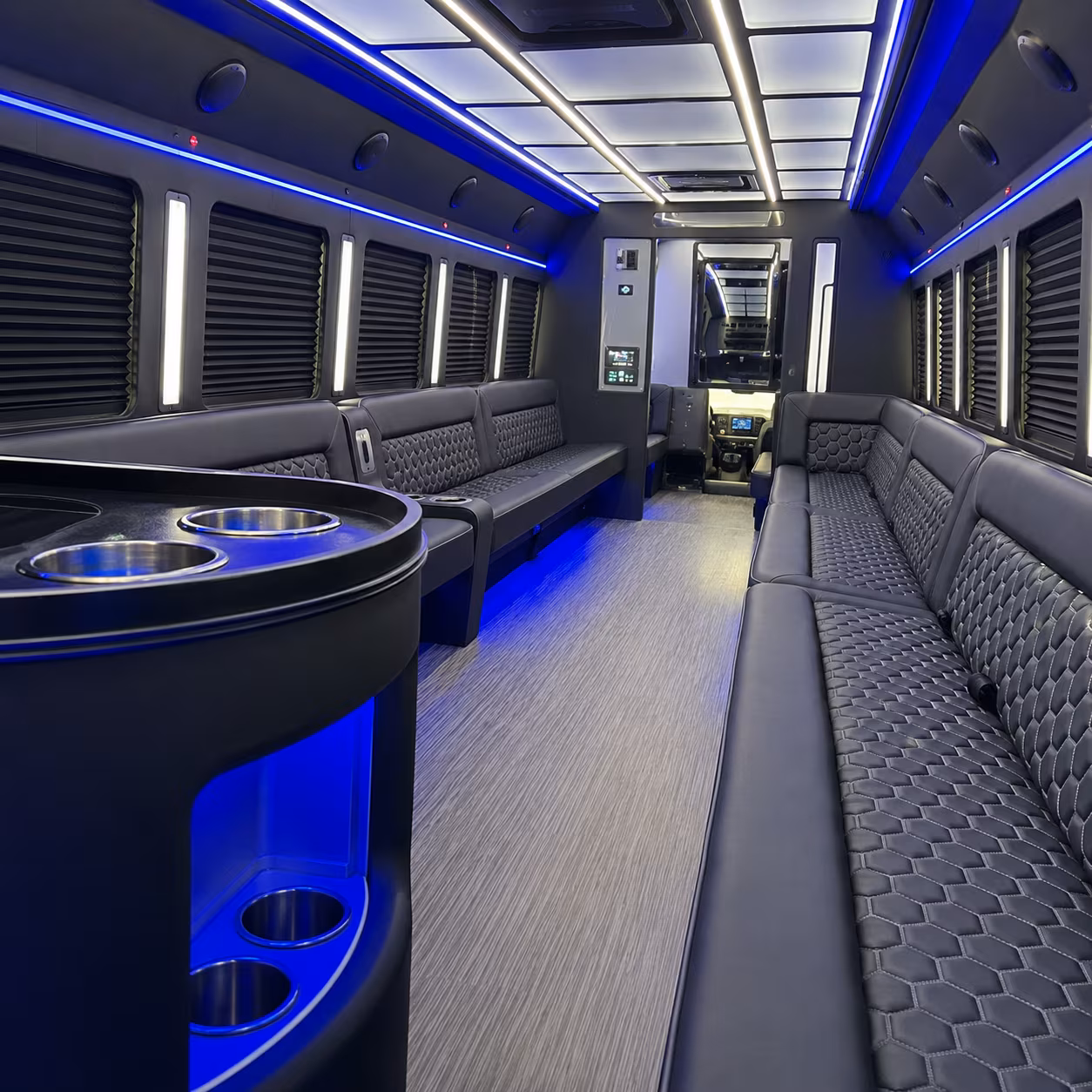 Atlanta atlanta prom party bus rental party bus exterior