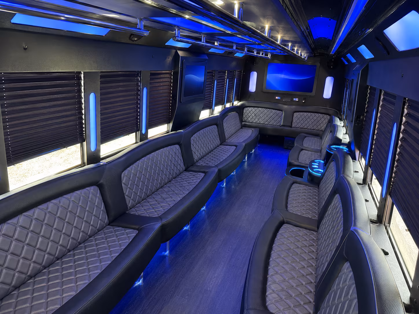 Atlanta atlanta wedding party bus rental party bus exterior