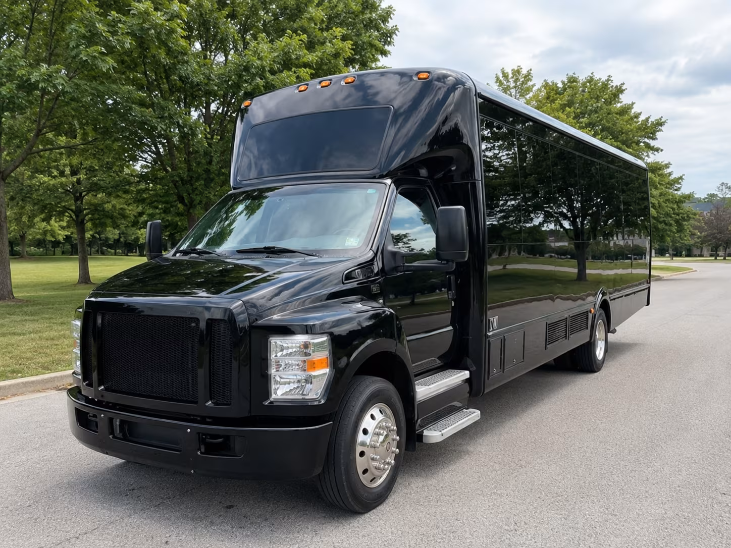 Minibus interior
