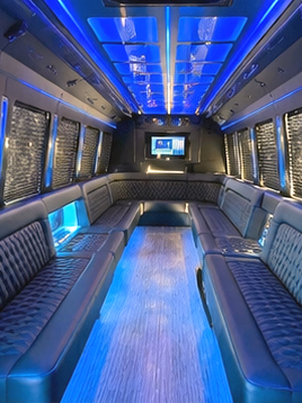 Minibus interior