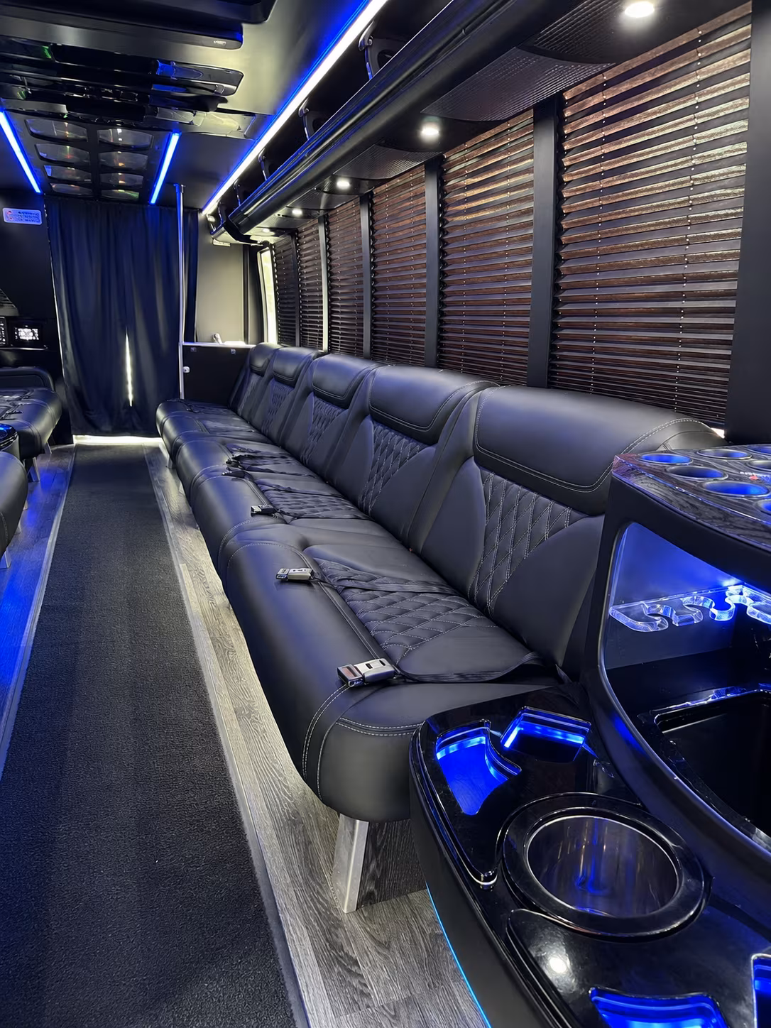 Minibus interior