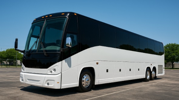 Exterior of Charter Bus Company Johns Creek's 40 Passenger Party Bus in Johns Creek