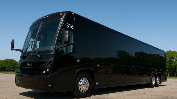 Exterior of Charter Bus Company Atlanta's 44 Passenger Charter Bus in Atlanta
