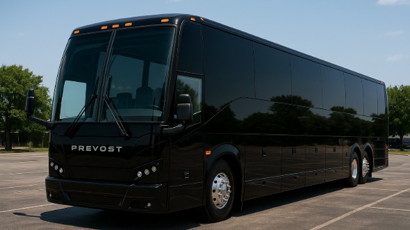 Exterior of Charter Bus Company Atlanta's 48 Passenger Charter Bus in Atlanta