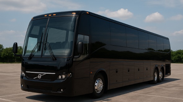 Exterior of Charter Bus Company Chattanooga's 50 Passenger Party Bus in Chattanooga