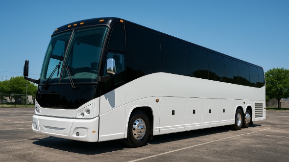 Exterior of Charter Bus Company Columbus's 50 Passenger Party Bus in Columbus