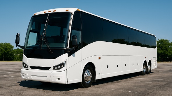 Exterior of Charter Bus Company Atlanta's 51 Passenger Charter Bus in Atlanta